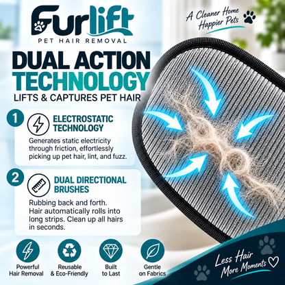 One Swipe Furlift™ Pet Hair Remover Glove